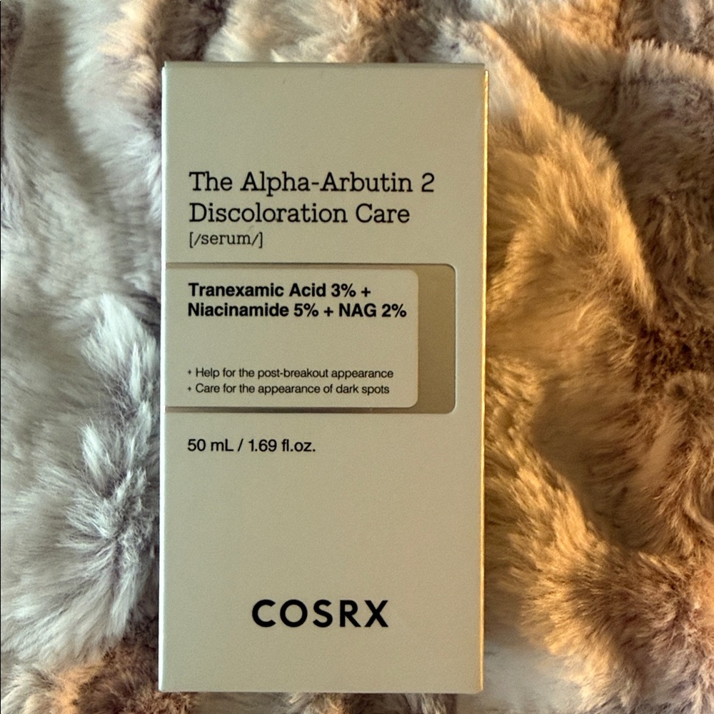 B16 COSRX 2% Alpha Arbutin Discoloration Face Serum w/Niacinamide 1.69oz NEW